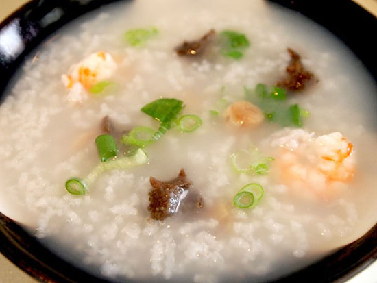 鲜虾海参粥