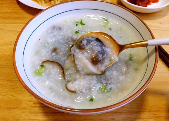 海参香菇粥