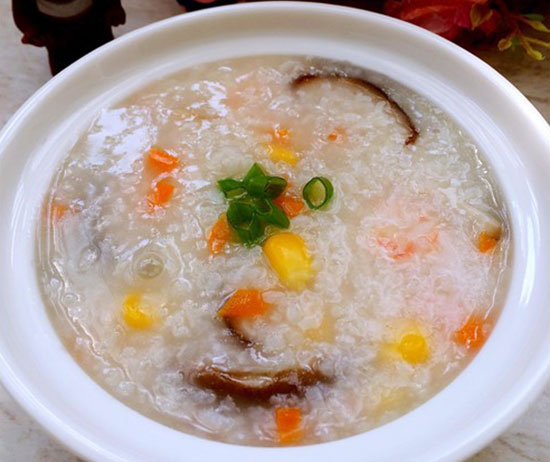 海参干贝粥