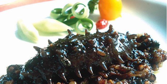 橄榄肉末海参