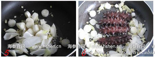 如何做葱爆海参