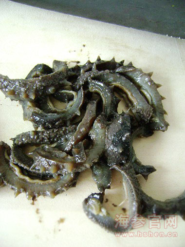 葱油海参的菜谱