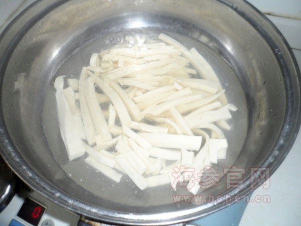 海参豆腐羹的制作方法