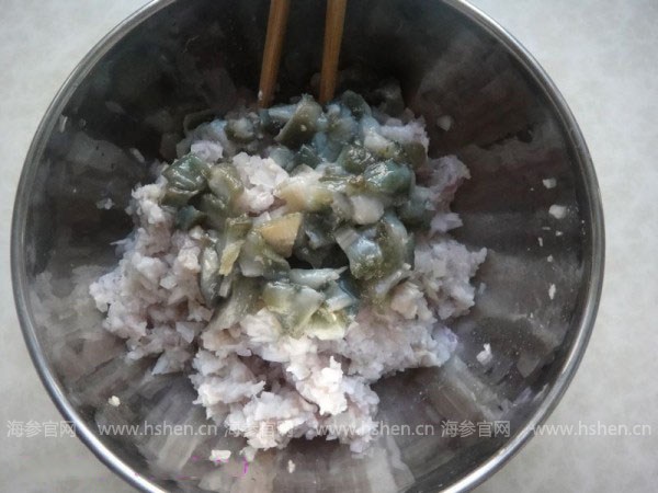 海参饺子的菜谱