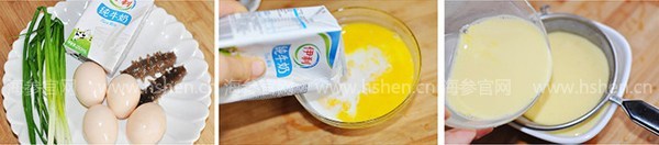 海参蒸蛋羹家常做法